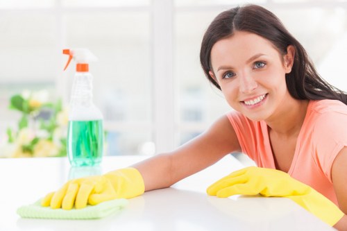Professional move-in cleaning for an N4 flat before furniture arrives