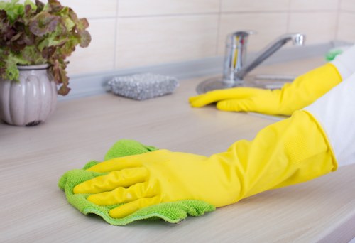 Freshly cleaned hard flooring in an N4 residential or commercial setting