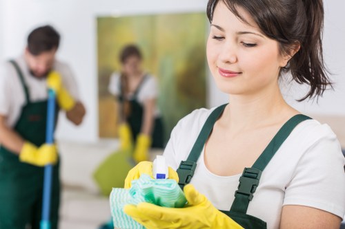 Routine kitchen and bathroom cleaning in N4