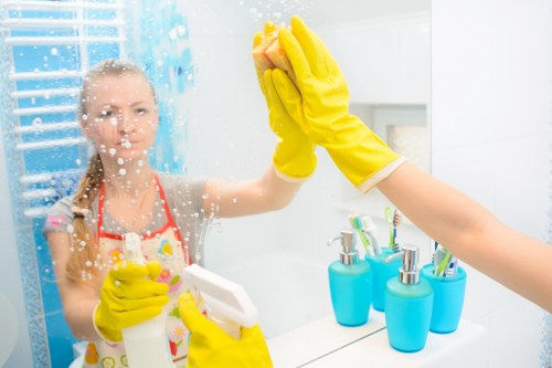 Bathroom deep cleaning for an end of tenancy property in N4
